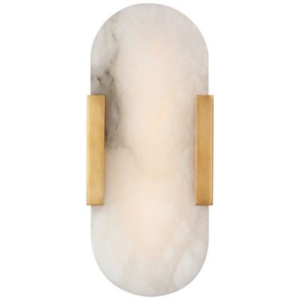 Lowell Melange Elongated Alabaster Wall Sconce 10"