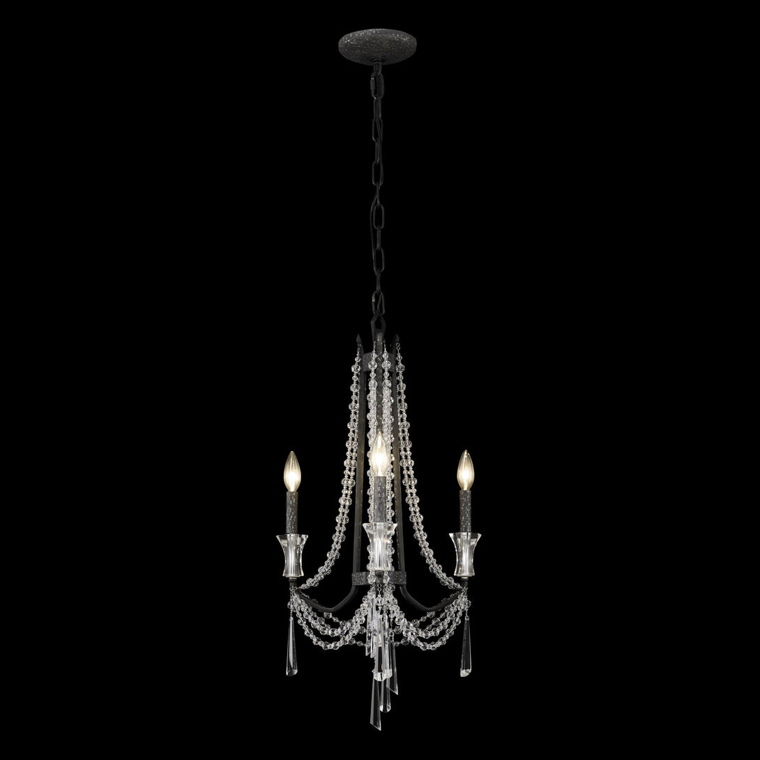 Baylor  Three Light Chandelier In Onyx