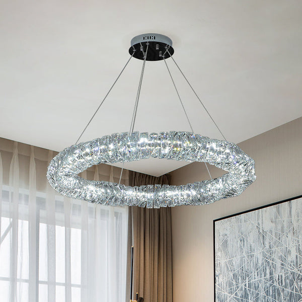 Braconid Crystal Round Chandelier