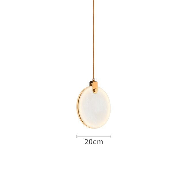 Moonshade Natural Marble Pendant Light