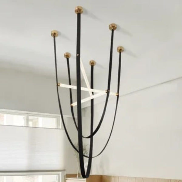 Shalom Leather Chandelier