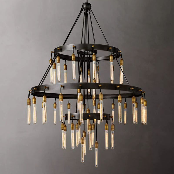 Sidero 3-Tier Round Chandelier