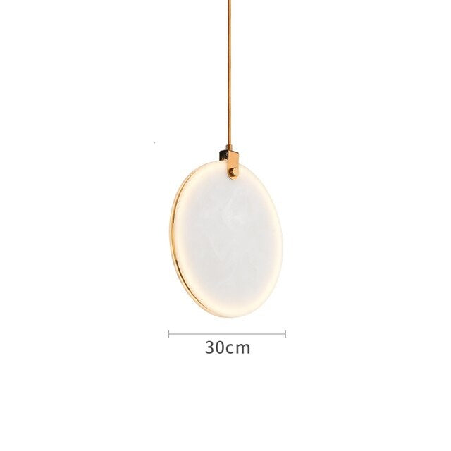 Moonshade Natural Marble Pendant Light