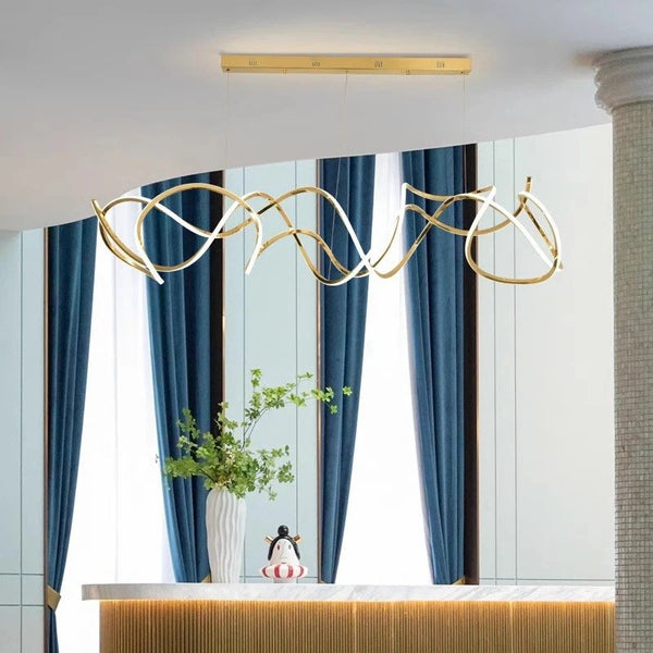 Zhushi Linear Chandelier